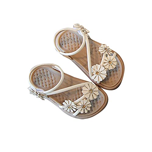 sandalen mädchen 33 Plateausandalen Sommersandalen mit Klettverschluss Peep Toe Prinzessin Schuhe Strandsandalen Glänzenden Abendschuhe Bohemian Sandaletten Elegant Freizeitschuhe von BIKETAFUWY