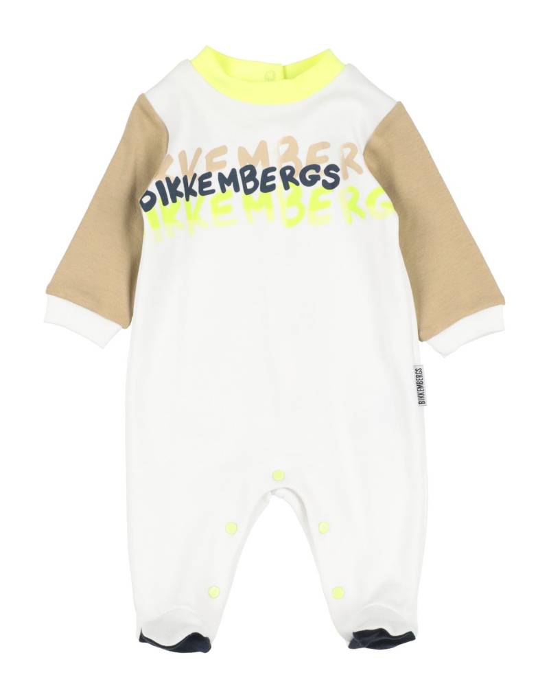 BIKKEMBERGS Babystrampler & -latzhosen Kinder Weiß von BIKKEMBERGS