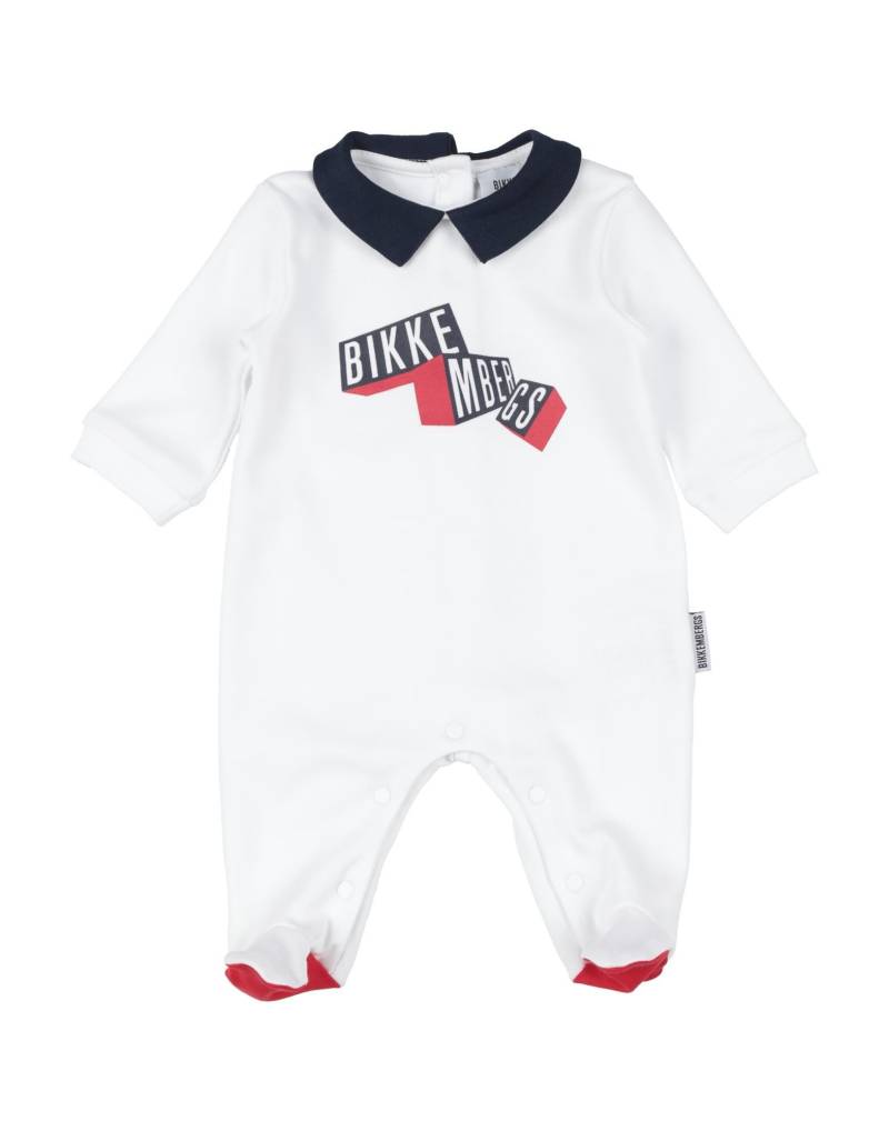 BIKKEMBERGS Babystrampler & -latzhosen Kinder Weiß von BIKKEMBERGS