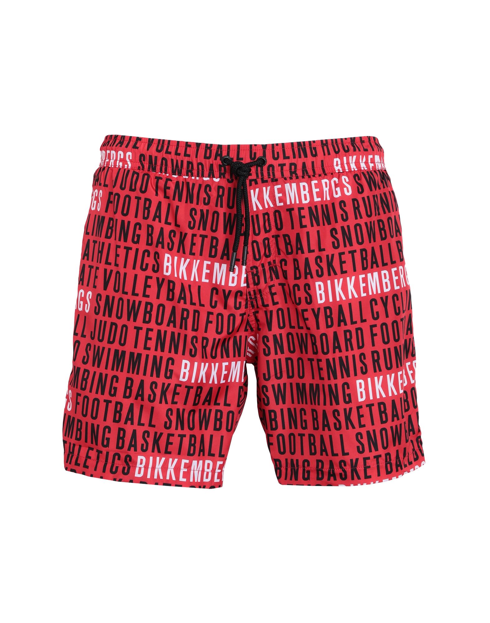 BIKKEMBERGS Badeboxer Herren Rot von BIKKEMBERGS