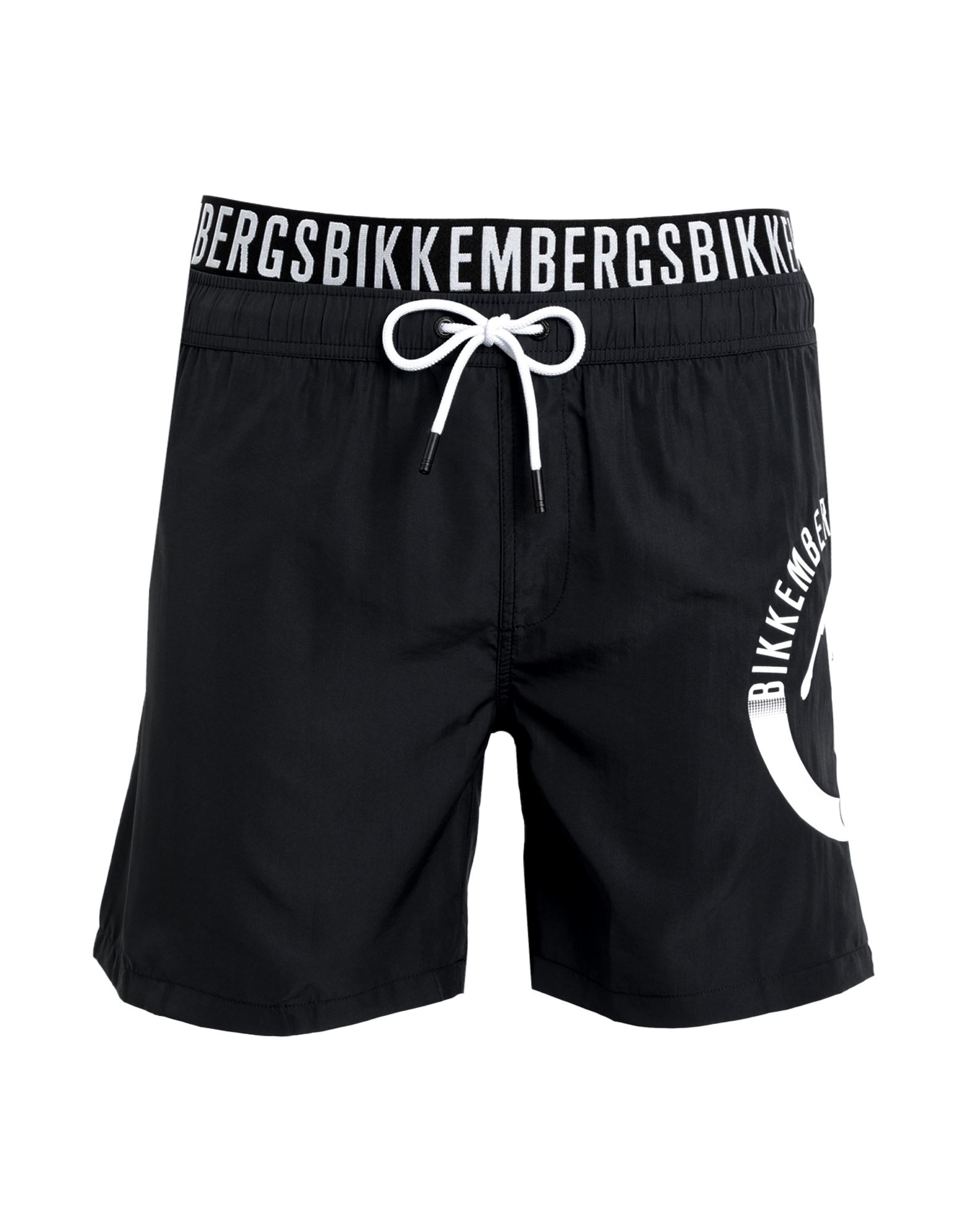 BIKKEMBERGS Badeboxer Herren Schwarz von BIKKEMBERGS