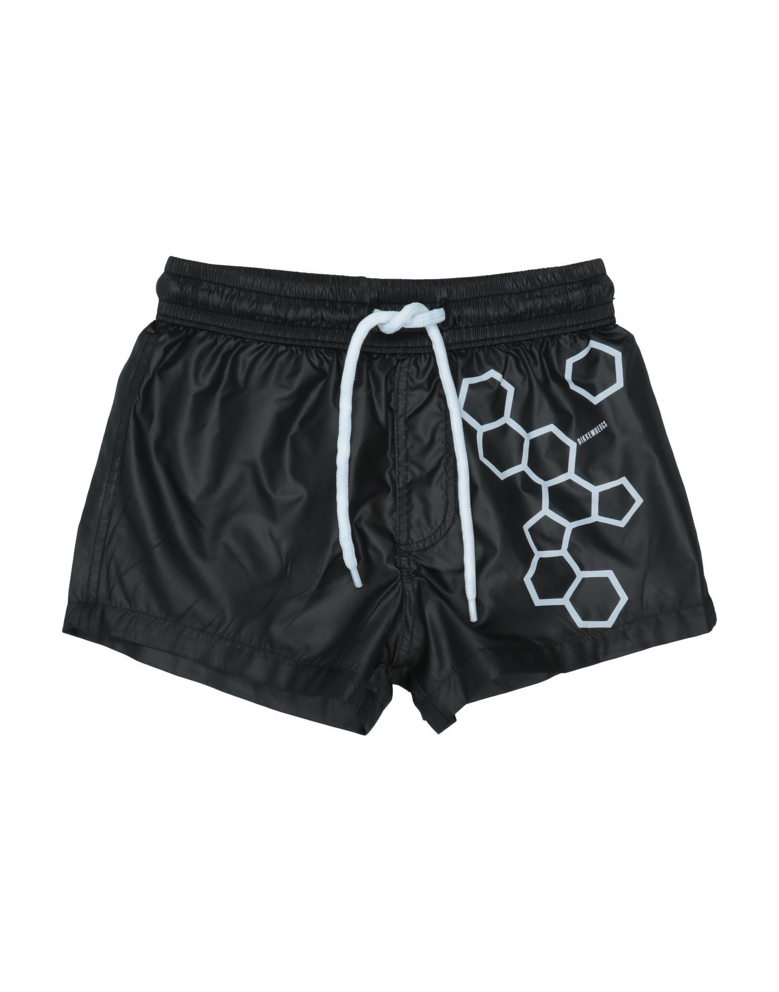 BIKKEMBERGS Badeboxer Kinder Schwarz von BIKKEMBERGS