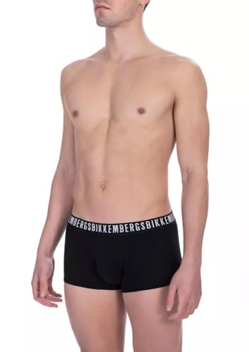 BIKKEMBERGS Boxershorts (2er-Pack) – Herren – Stretch-Baumwolle (Schwarz M) von BIKKEMBERGS