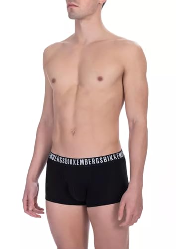 BIKKEMBERGS Boxershorts (2er-Pack) – Herren – Stretch-Baumwolle (Schwarz M) von BIKKEMBERGS