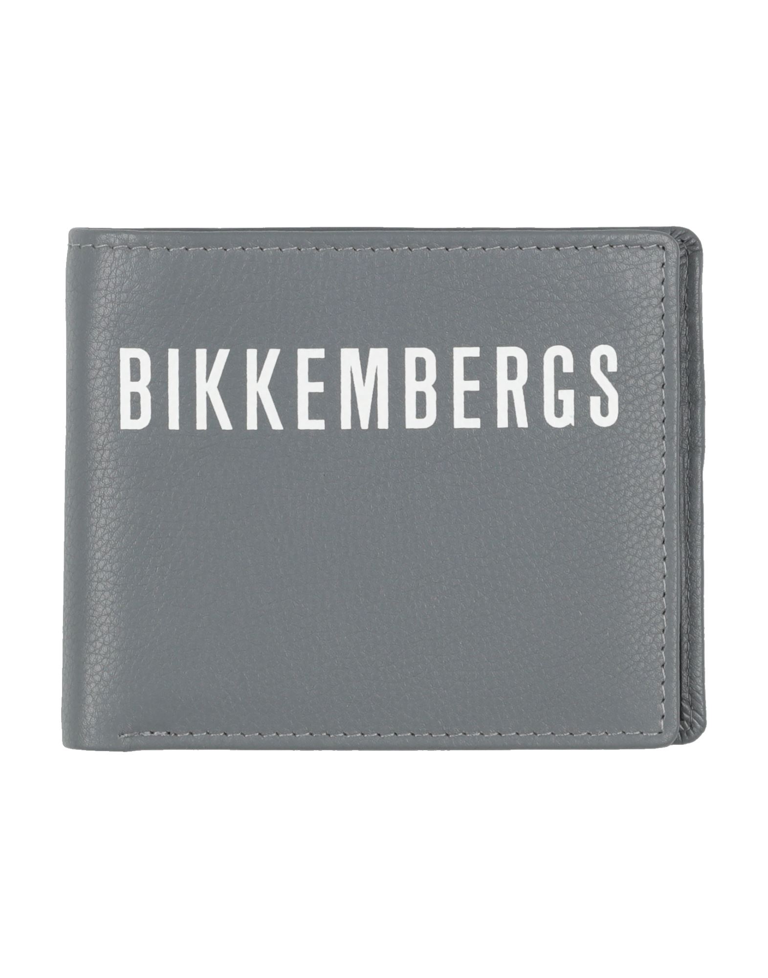 BIKKEMBERGS Brieftasche Herren Grau von BIKKEMBERGS