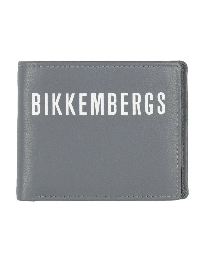 BIKKEMBERGS Brieftasche Herren Grau von BIKKEMBERGS