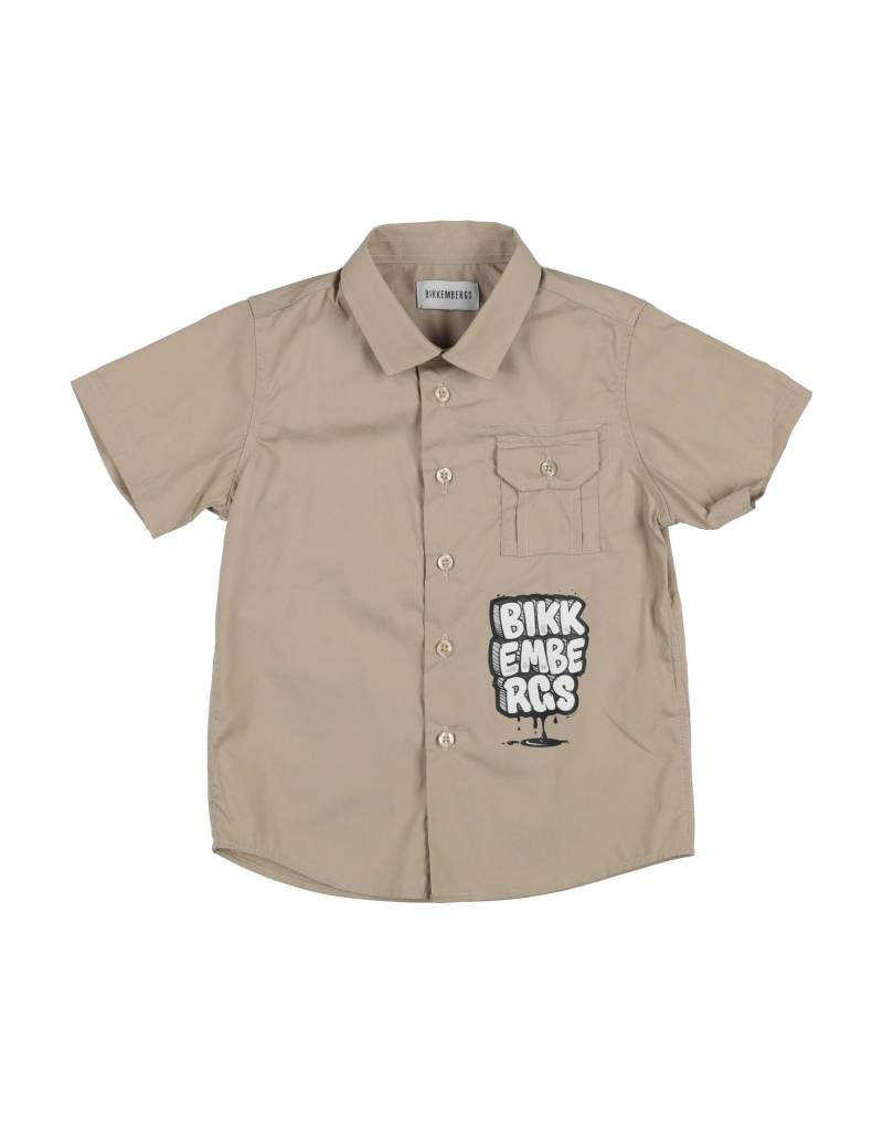 BIKKEMBERGS Hemd Kinder Hellbraun von BIKKEMBERGS