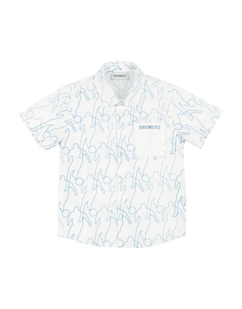 BIKKEMBERGS Hemd Kinder Weiß von BIKKEMBERGS