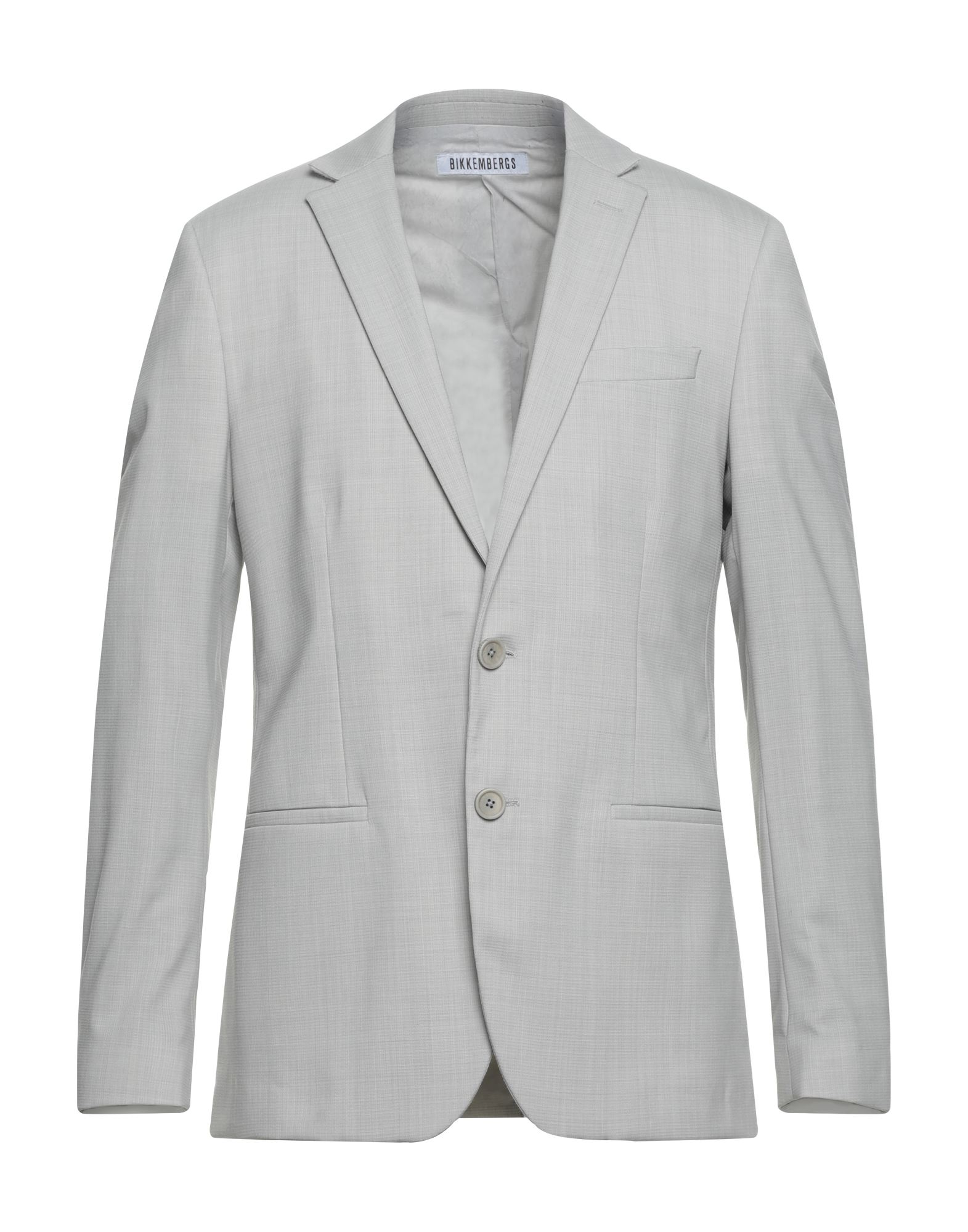 BIKKEMBERGS Blazer Herren Hellgrau von BIKKEMBERGS