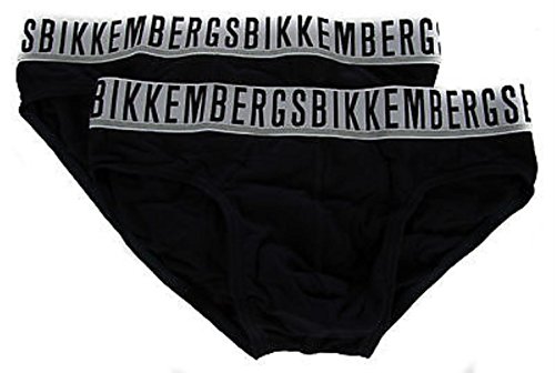 BIKKEMBERGS Packung mit 2 Slips Mann Artikel B41308L0E, 3000 Blu - Blue, XL von BIKKEMBERGS