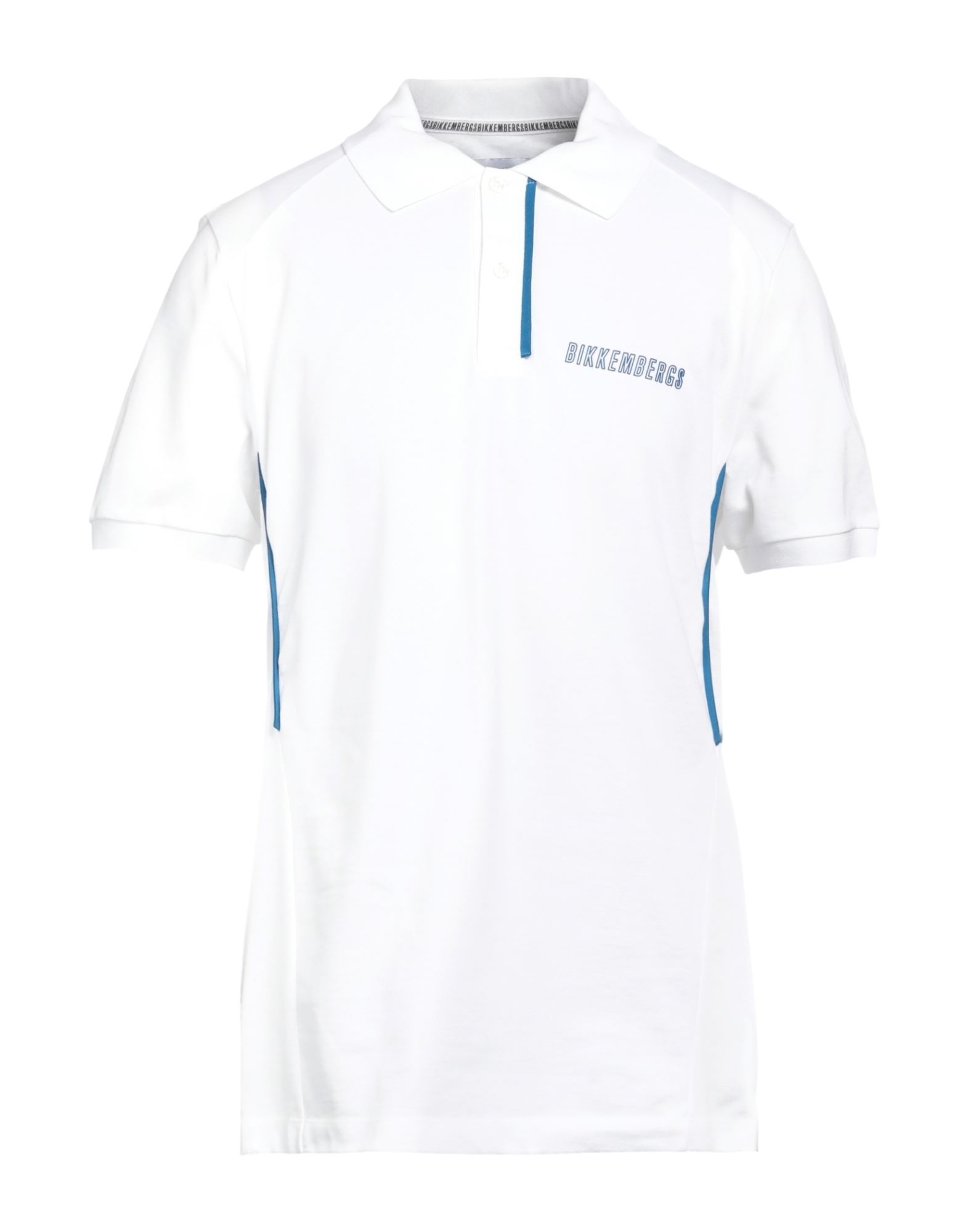 BIKKEMBERGS Poloshirt Herren Weiß von BIKKEMBERGS