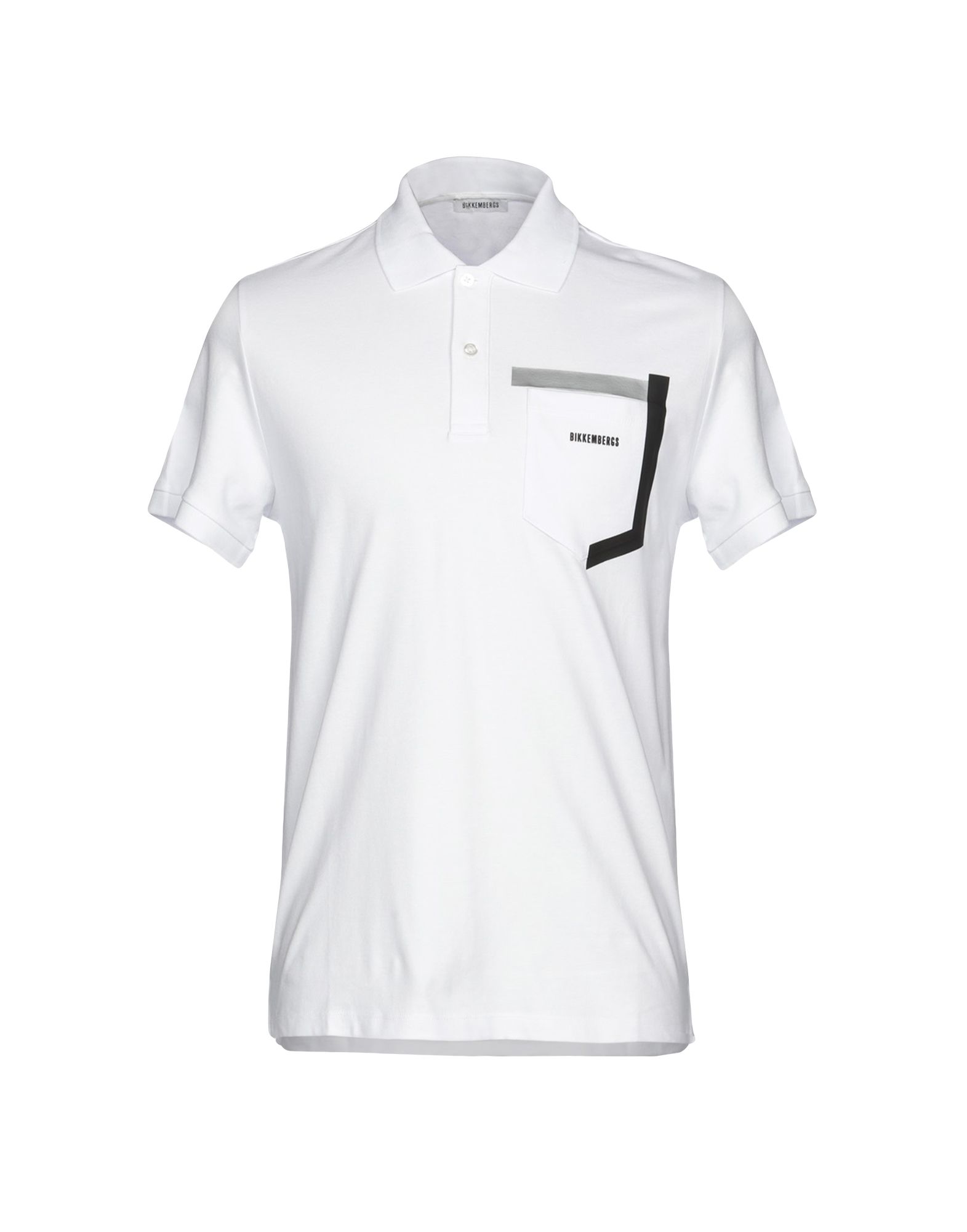 BIKKEMBERGS Poloshirt Herren Weiß von BIKKEMBERGS