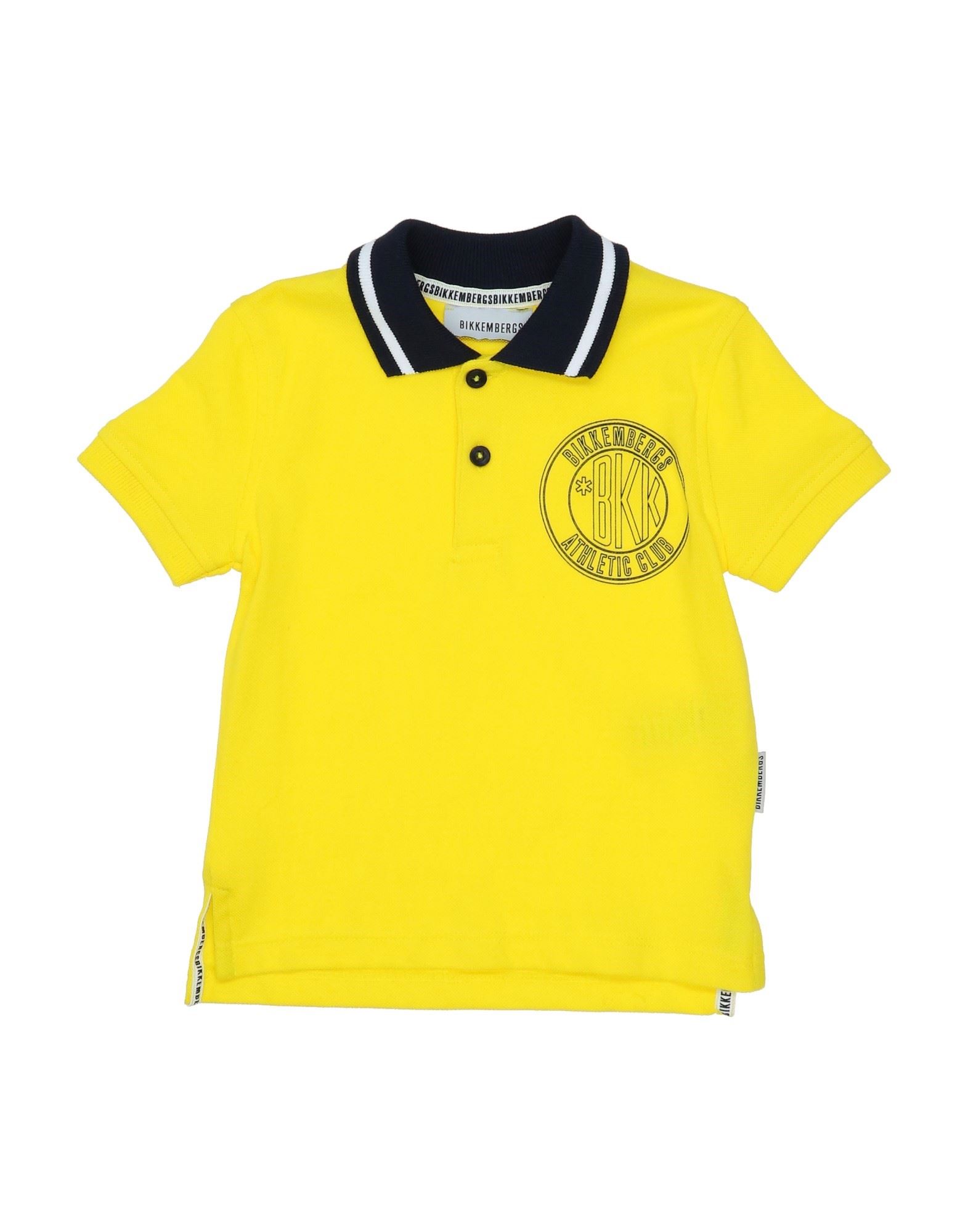 BIKKEMBERGS Poloshirt Kinder Gelb von BIKKEMBERGS