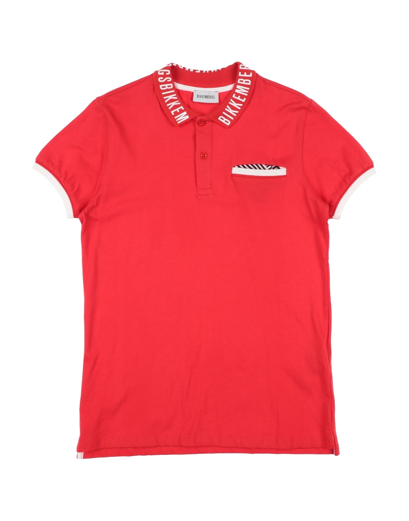 BIKKEMBERGS Poloshirt Kinder Rot von BIKKEMBERGS