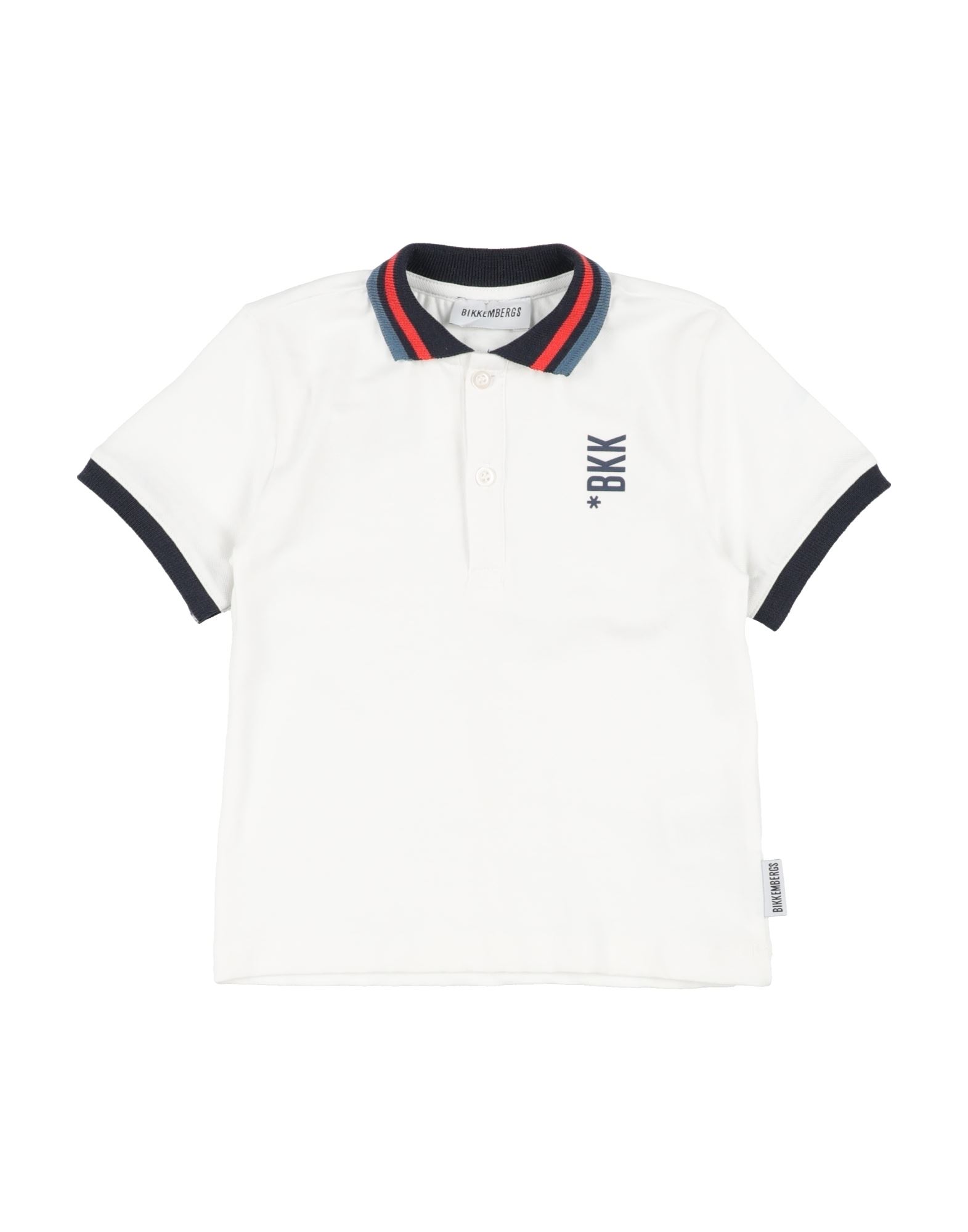 BIKKEMBERGS Poloshirt Kinder Weiß von BIKKEMBERGS