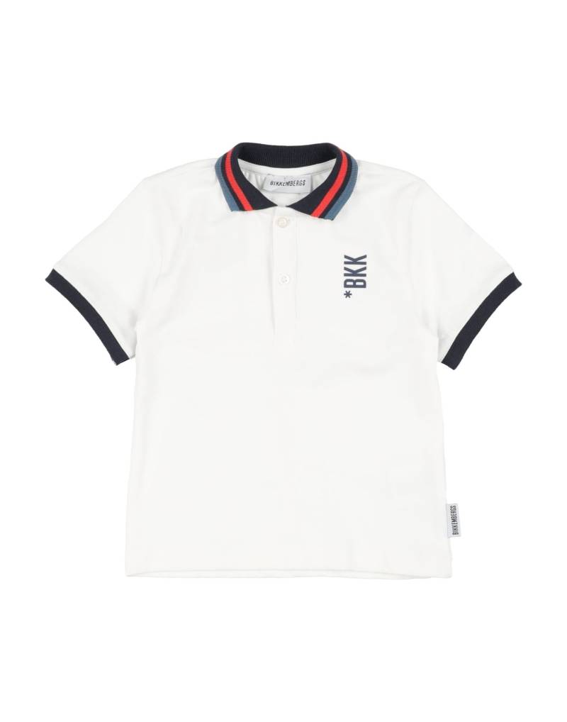 BIKKEMBERGS Poloshirt Kinder Weiß von BIKKEMBERGS