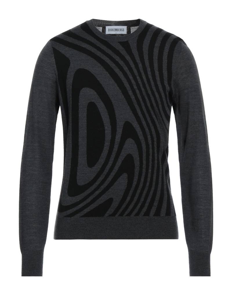 BIKKEMBERGS Pullover Herren Braungrau von BIKKEMBERGS