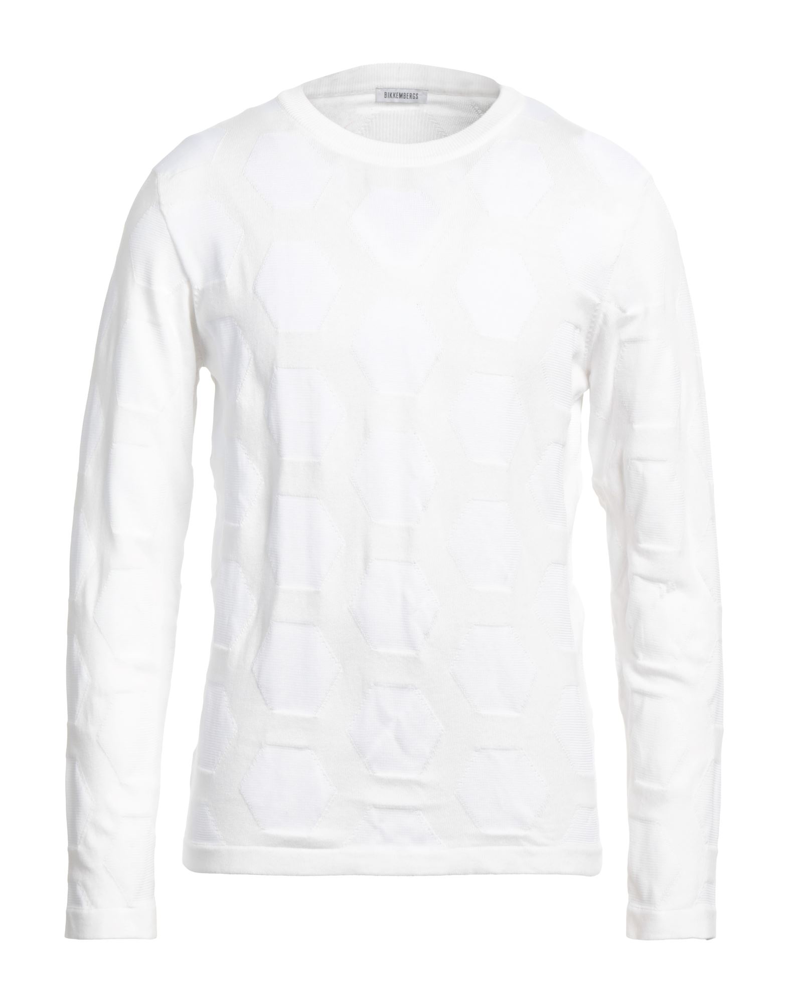 BIKKEMBERGS Pullover Herren Weiß von BIKKEMBERGS