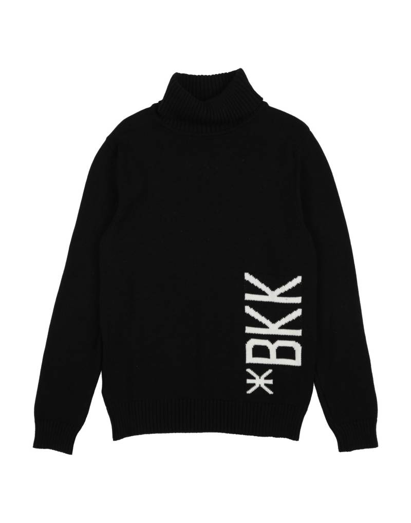 BIKKEMBERGS Rollkragenpullover Kinder Schwarz von BIKKEMBERGS