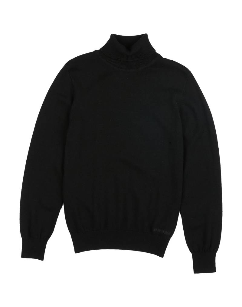 BIKKEMBERGS Rollkragenpullover Kinder Schwarz von BIKKEMBERGS