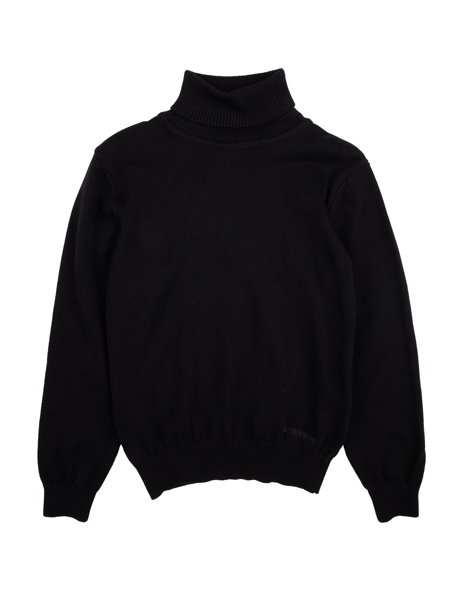BIKKEMBERGS Rollkragenpullover Kinder Schwarz von BIKKEMBERGS