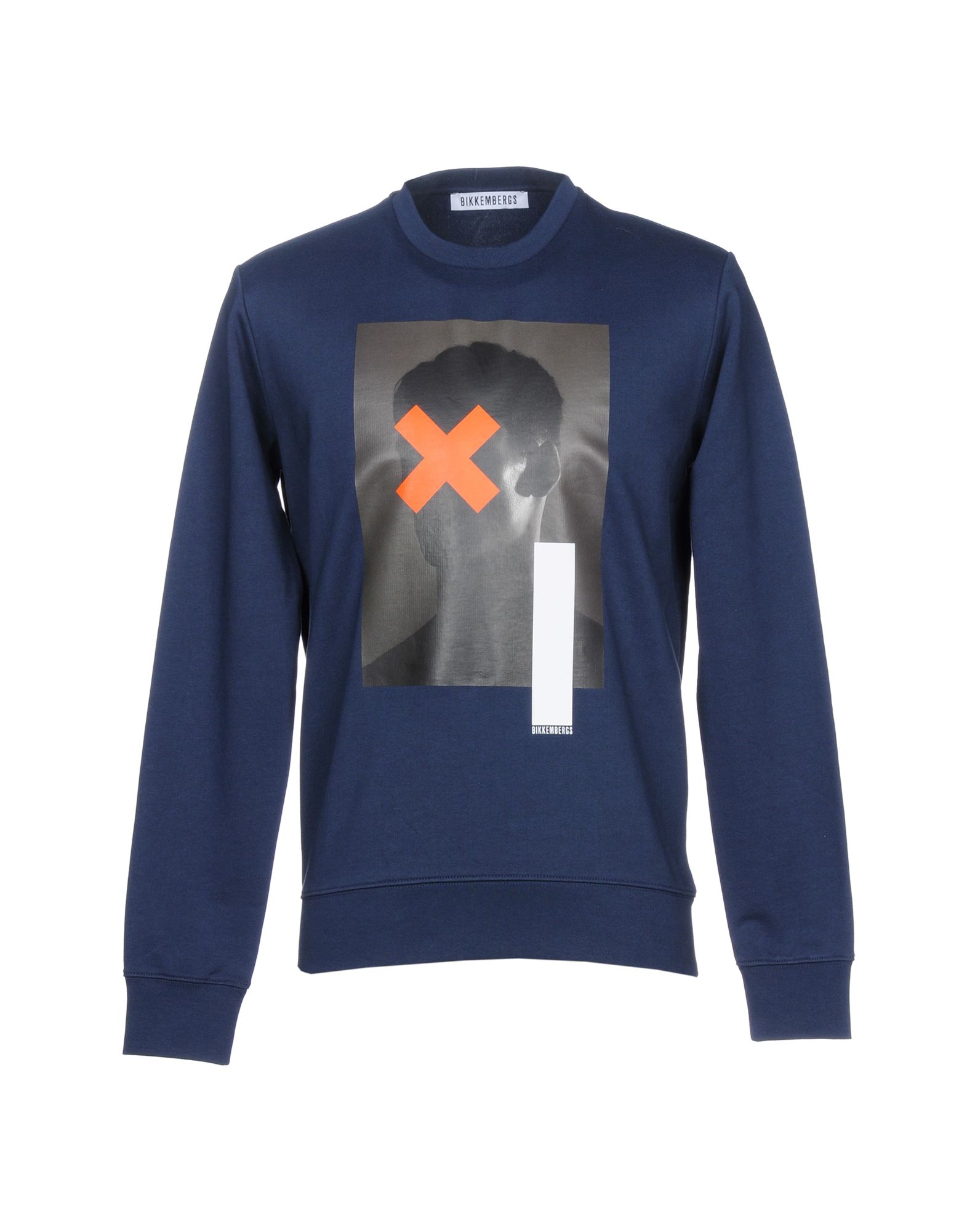 BIKKEMBERGS Sweatshirt Herren Blau von BIKKEMBERGS