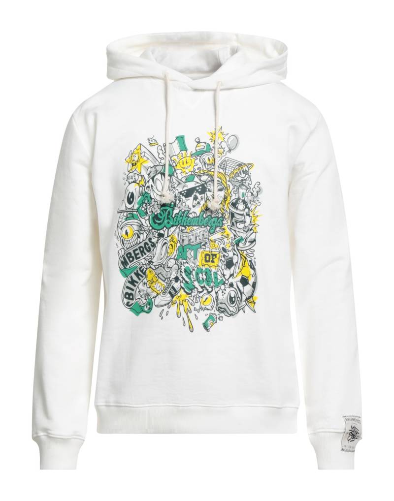 BIKKEMBERGS Sweatshirt Herren Elfenbein von BIKKEMBERGS