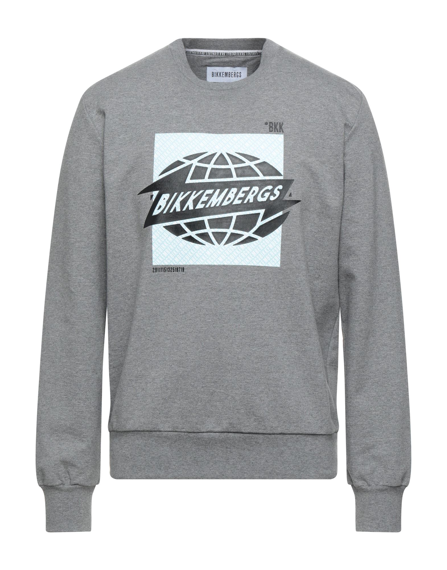 BIKKEMBERGS Sweatshirt Herren Grau von BIKKEMBERGS