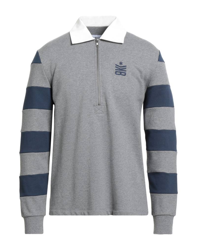 BIKKEMBERGS Sweatshirt Herren Hellgrau von BIKKEMBERGS