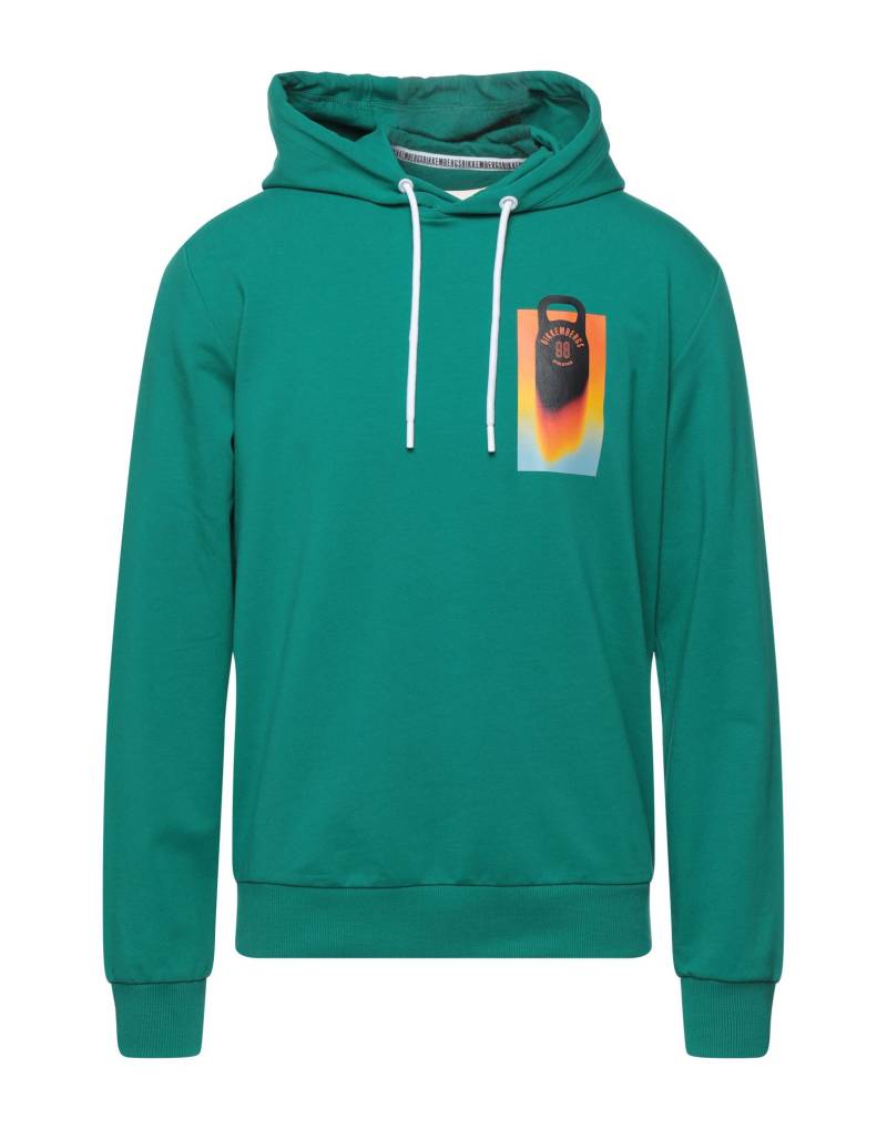 BIKKEMBERGS Sweatshirt Herren Smaragdgrün von BIKKEMBERGS