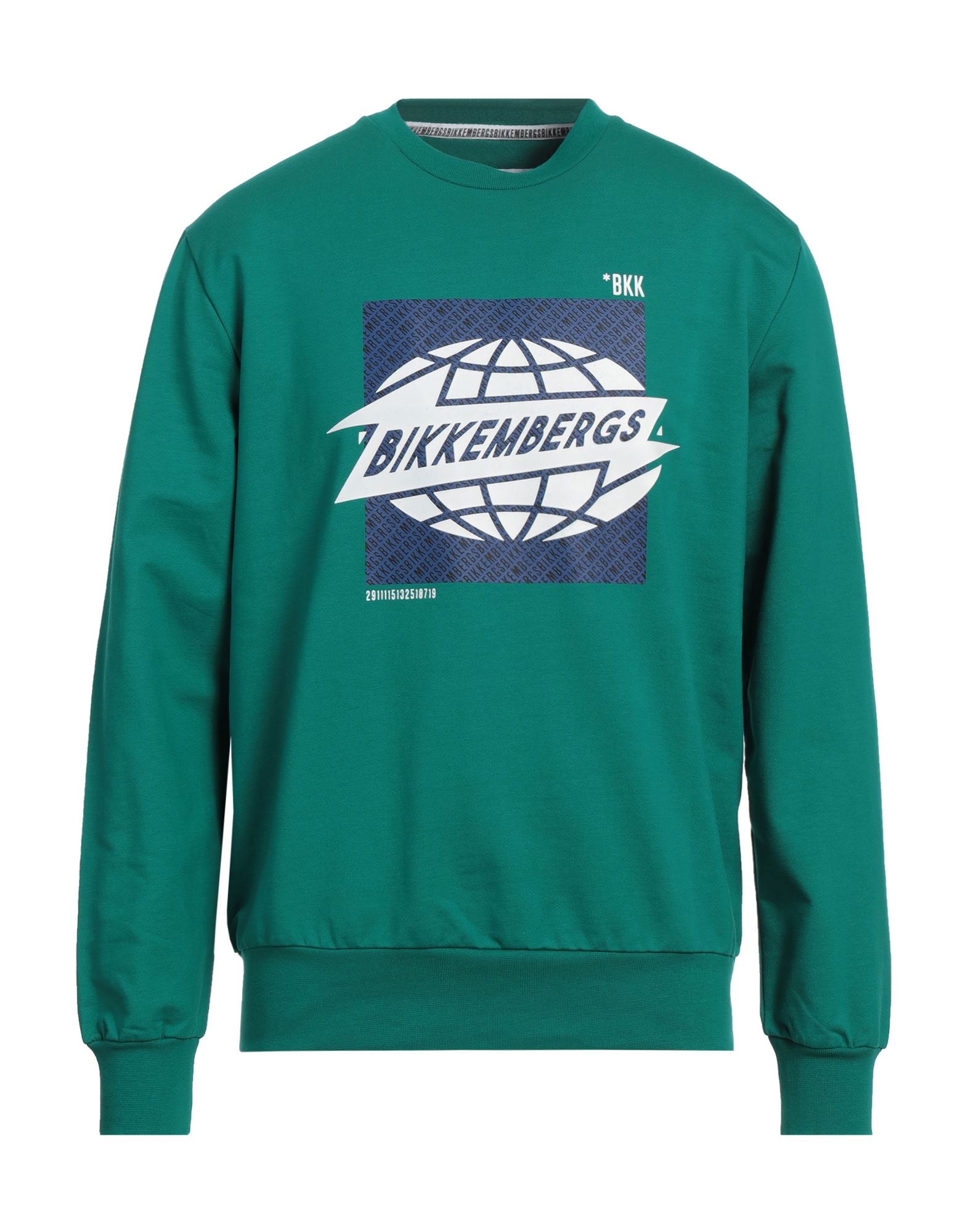 BIKKEMBERGS Sweatshirt Herren Vert Émeraude von BIKKEMBERGS