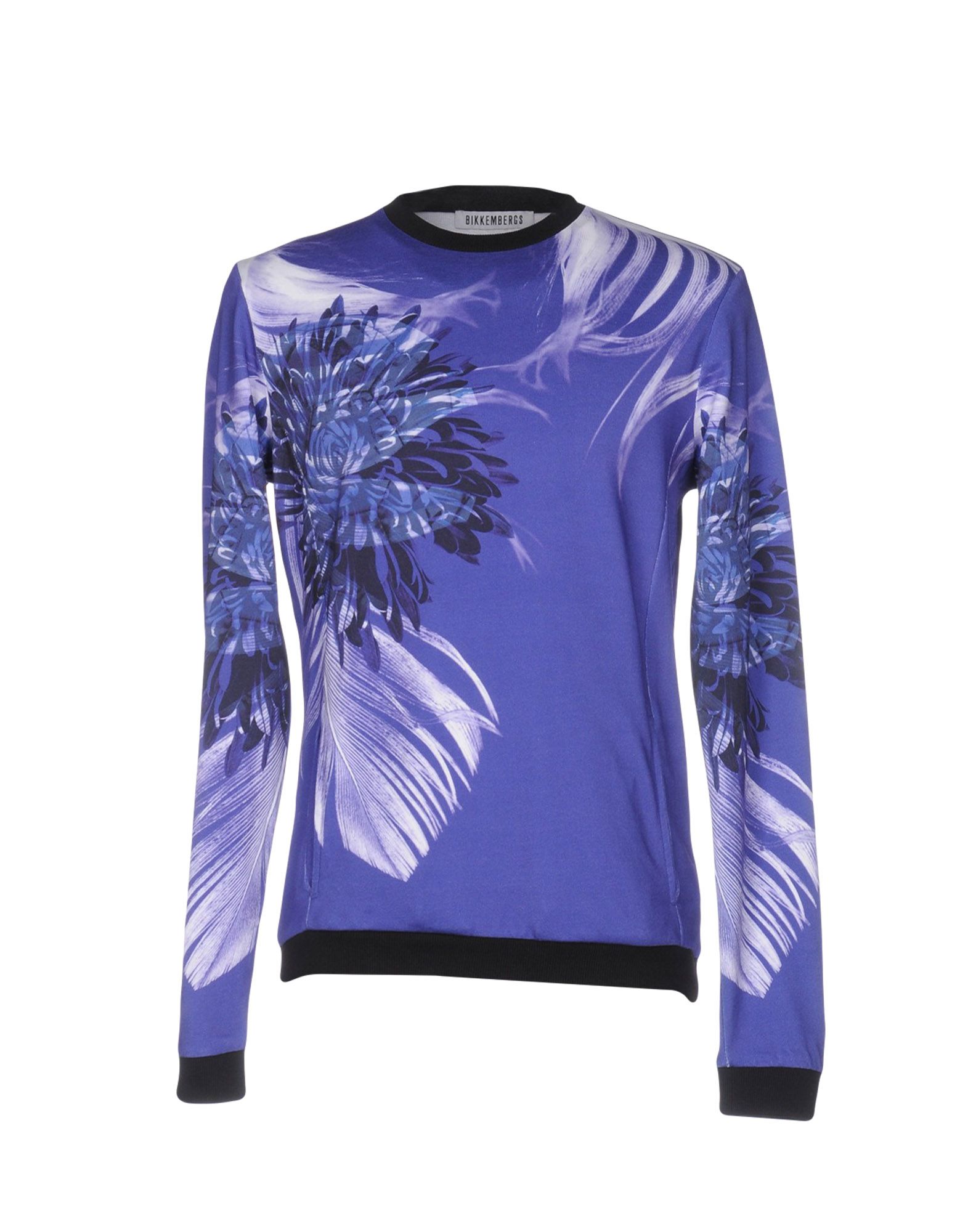 BIKKEMBERGS Sweatshirt Herren Violett von BIKKEMBERGS