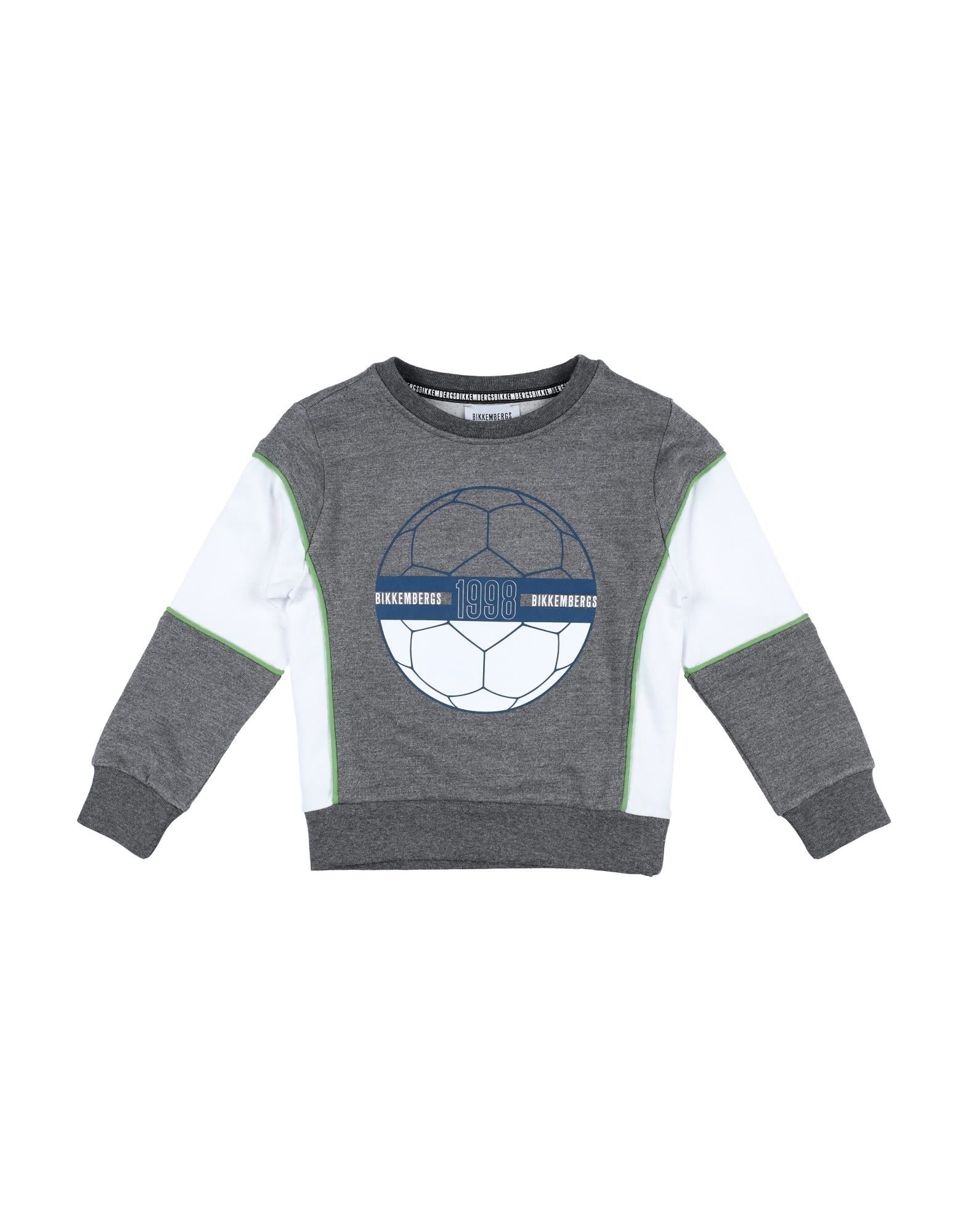 BIKKEMBERGS Sweatshirt Kinder Grau von BIKKEMBERGS