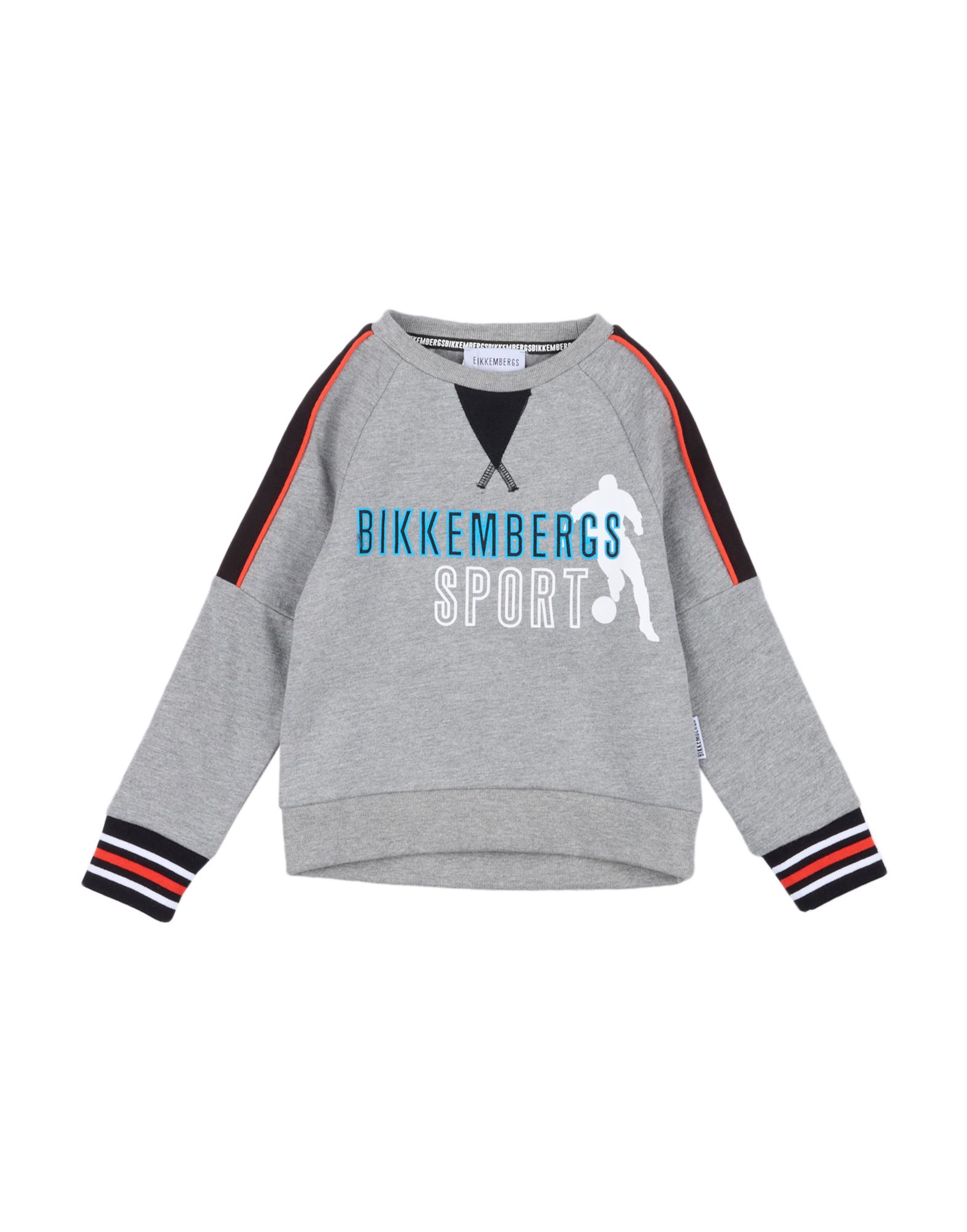 BIKKEMBERGS Sweatshirt Kinder Hellgrau von BIKKEMBERGS