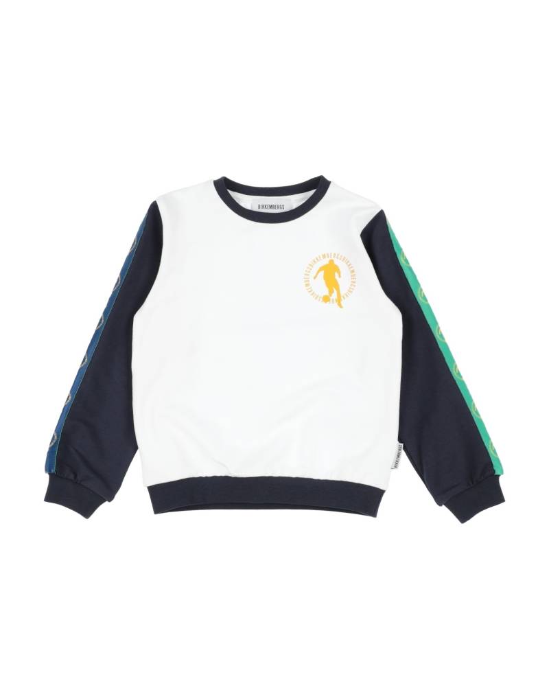 BIKKEMBERGS Sweatshirt Kinder Weiß von BIKKEMBERGS