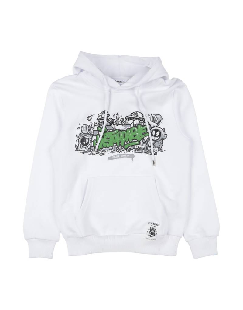 BIKKEMBERGS Sweatshirt Kinder Weiß von BIKKEMBERGS