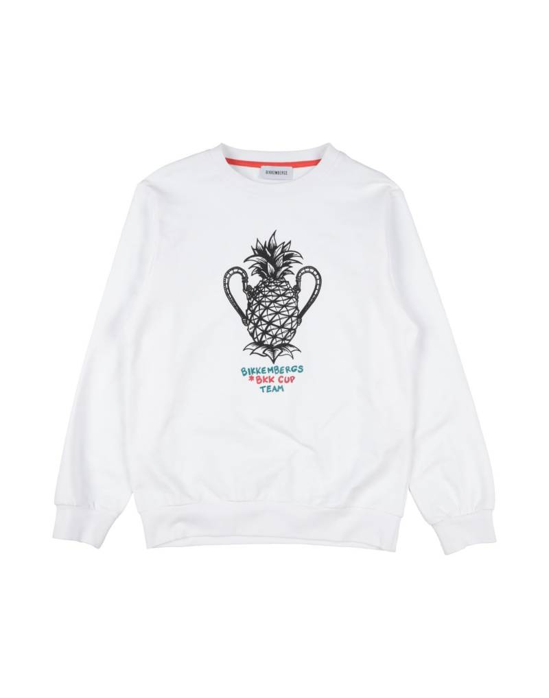 BIKKEMBERGS Sweatshirt Kinder Weiß von BIKKEMBERGS