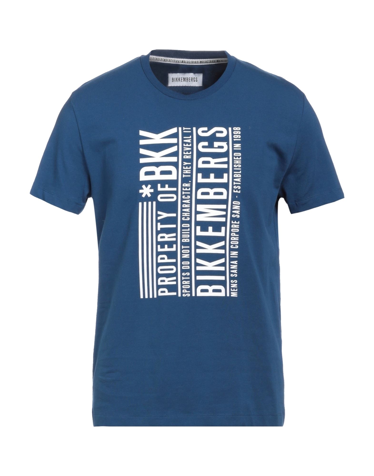 BIKKEMBERGS T-shirts Herren Blau von BIKKEMBERGS