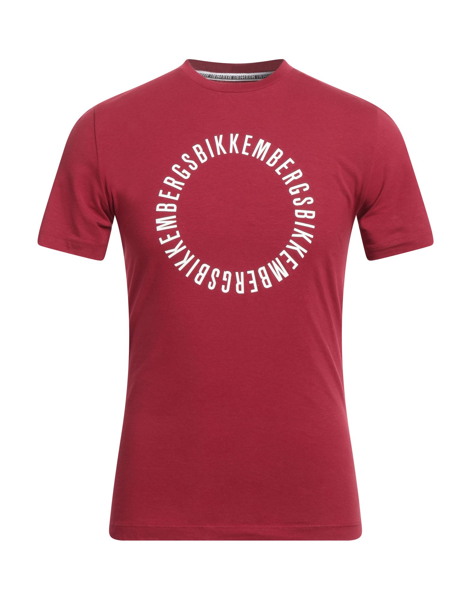 BIKKEMBERGS T-shirts Herren Bordeaux von BIKKEMBERGS