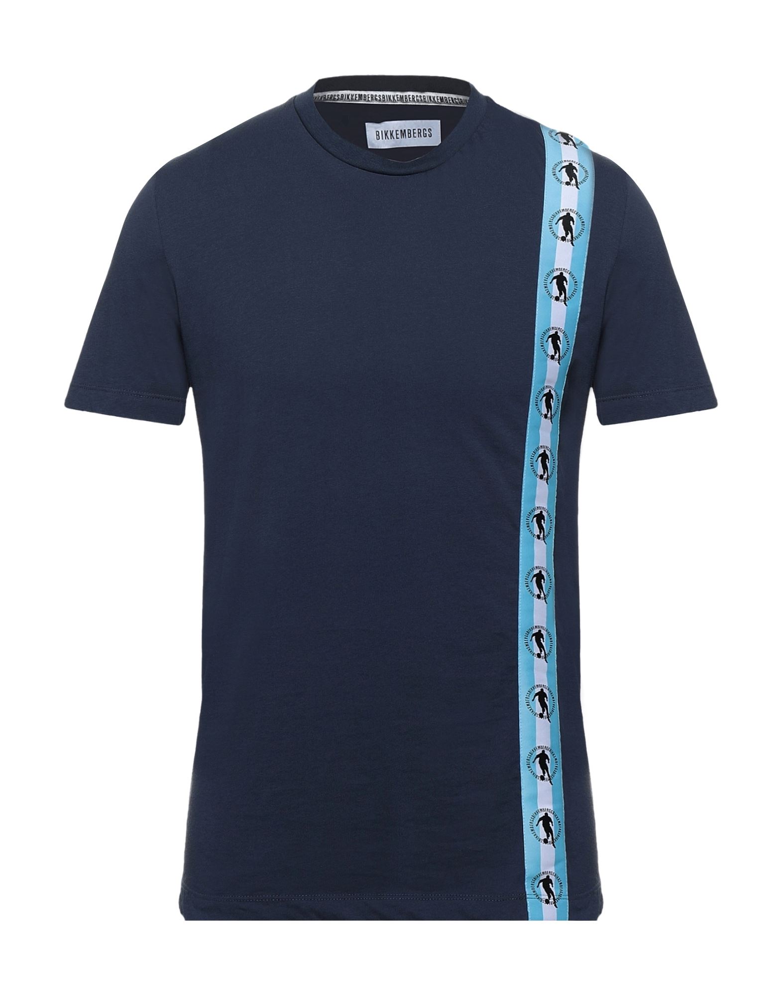 BIKKEMBERGS T-shirts Herren Nachtblau von BIKKEMBERGS