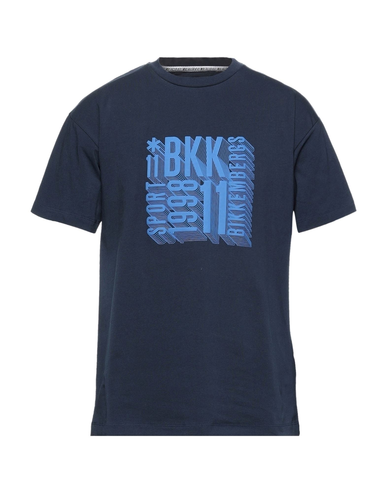 BIKKEMBERGS T-shirts Herren Nachtblau von BIKKEMBERGS