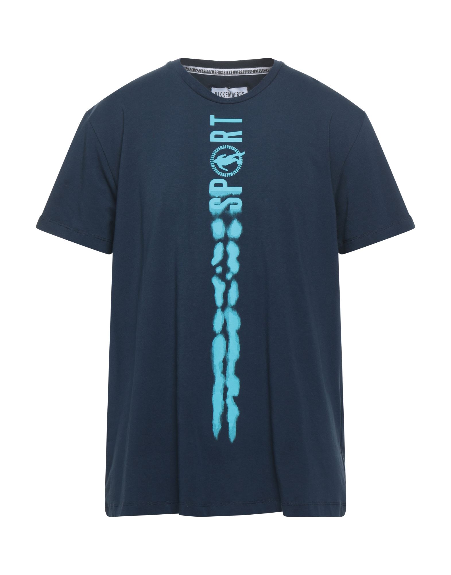 BIKKEMBERGS T-shirts Herren Nachtblau von BIKKEMBERGS