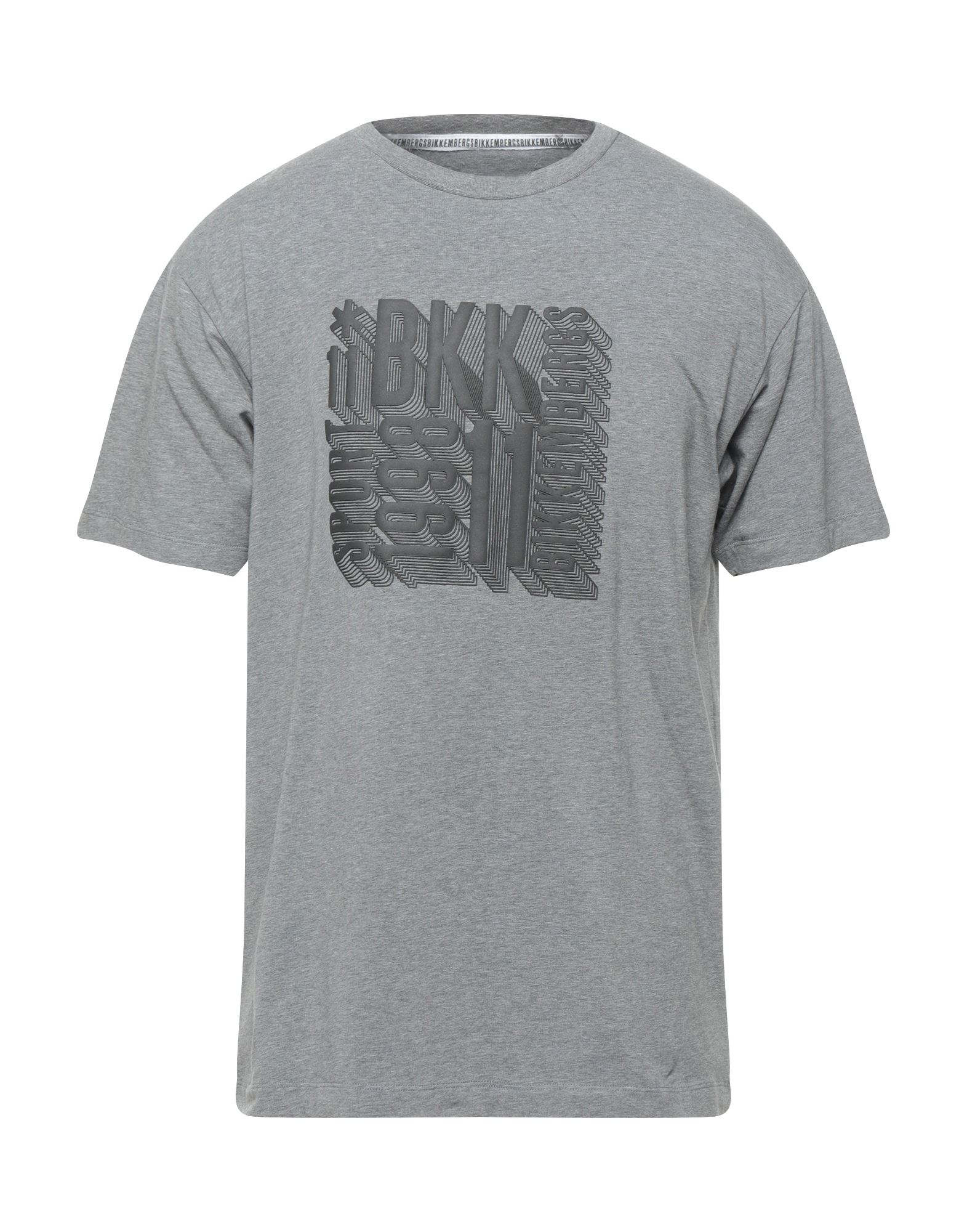 BIKKEMBERGS T-shirts Herren Grau von BIKKEMBERGS