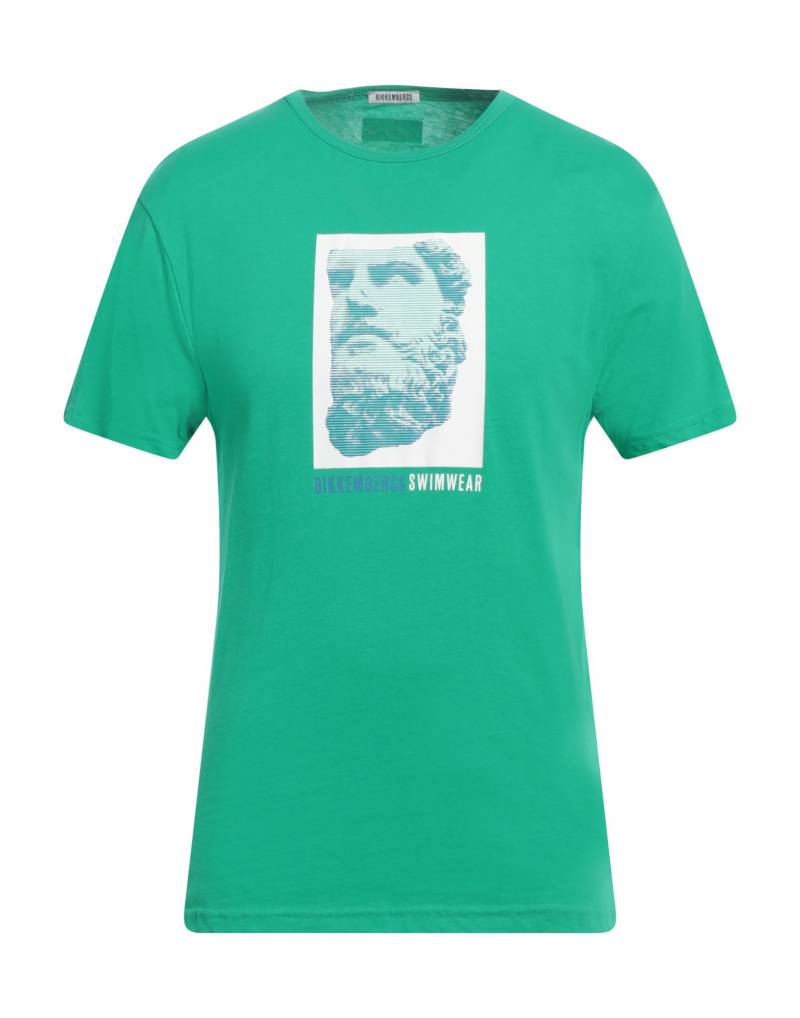 BIKKEMBERGS T-shirts Herren Grün von BIKKEMBERGS