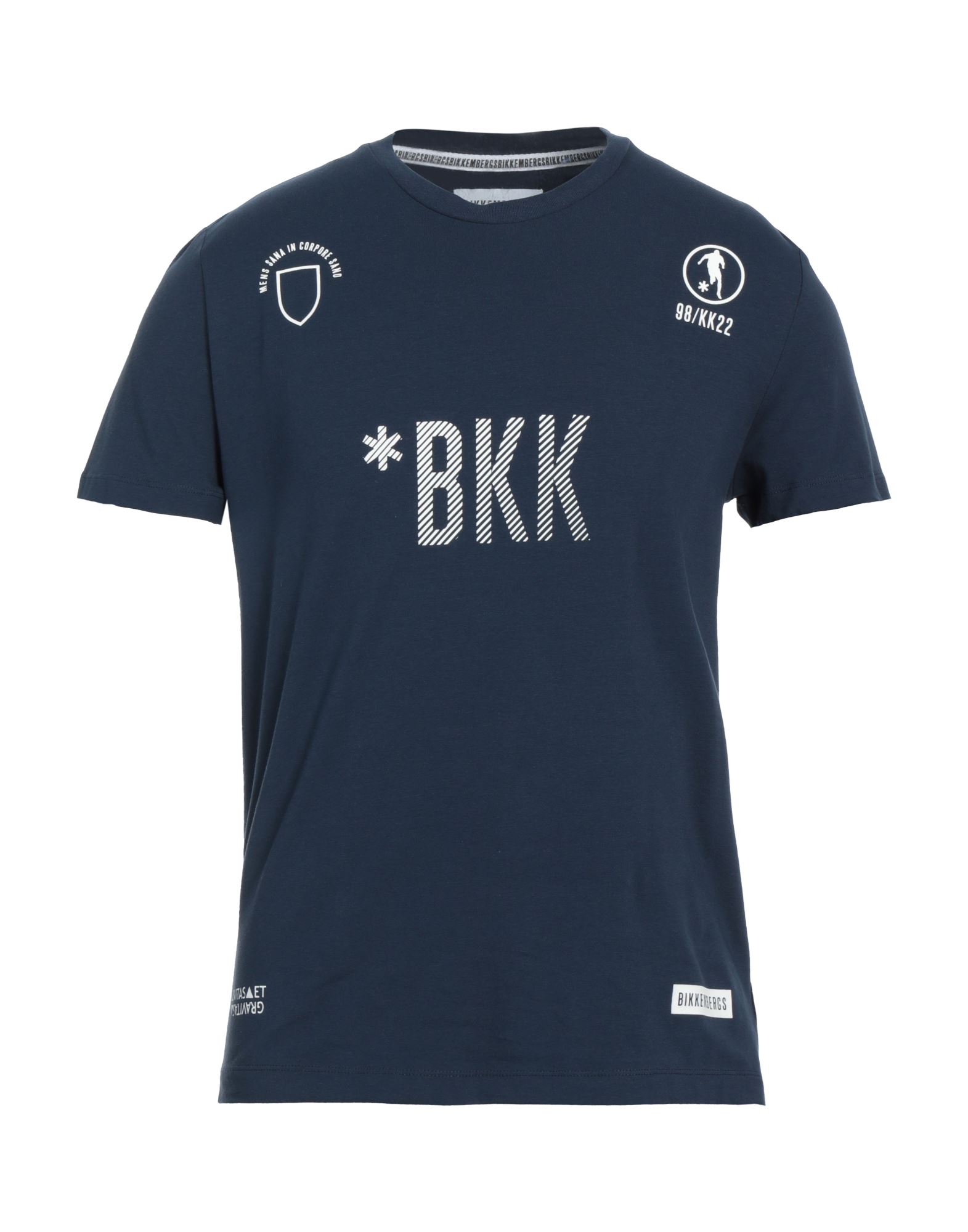 BIKKEMBERGS T-shirts Herren Marineblau von BIKKEMBERGS