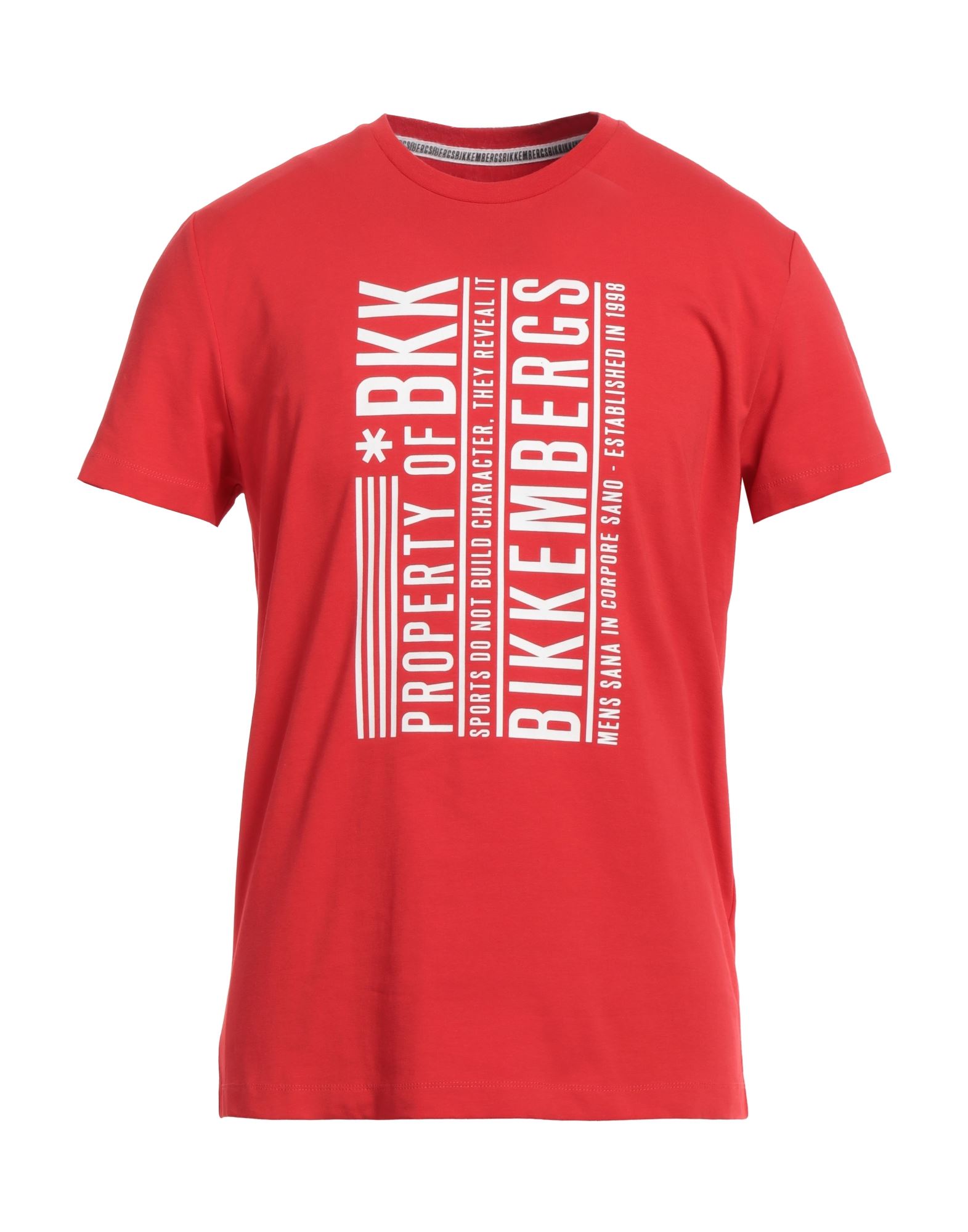 BIKKEMBERGS T-shirts Herren Rot von BIKKEMBERGS