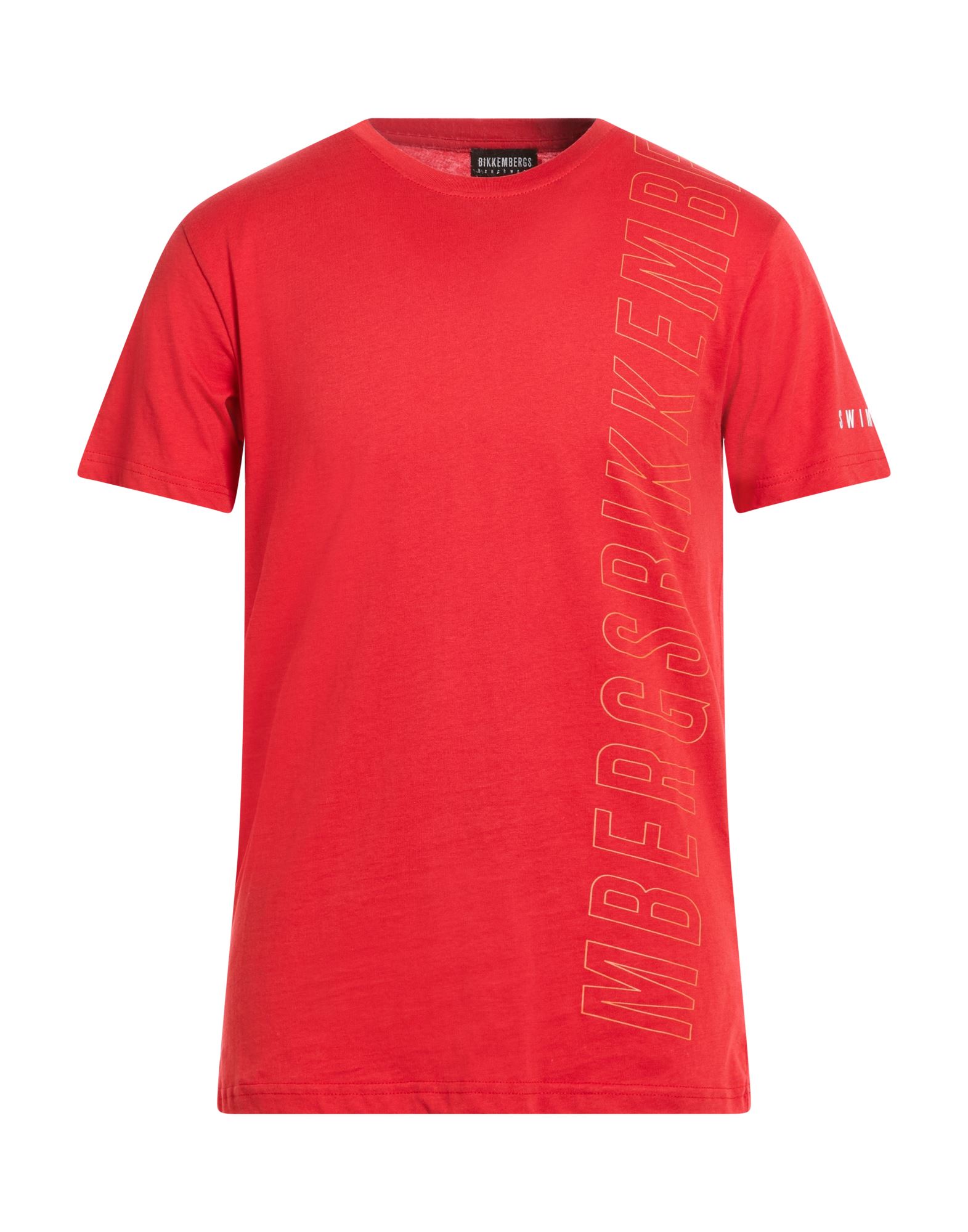 BIKKEMBERGS T-shirts Herren Rot von BIKKEMBERGS