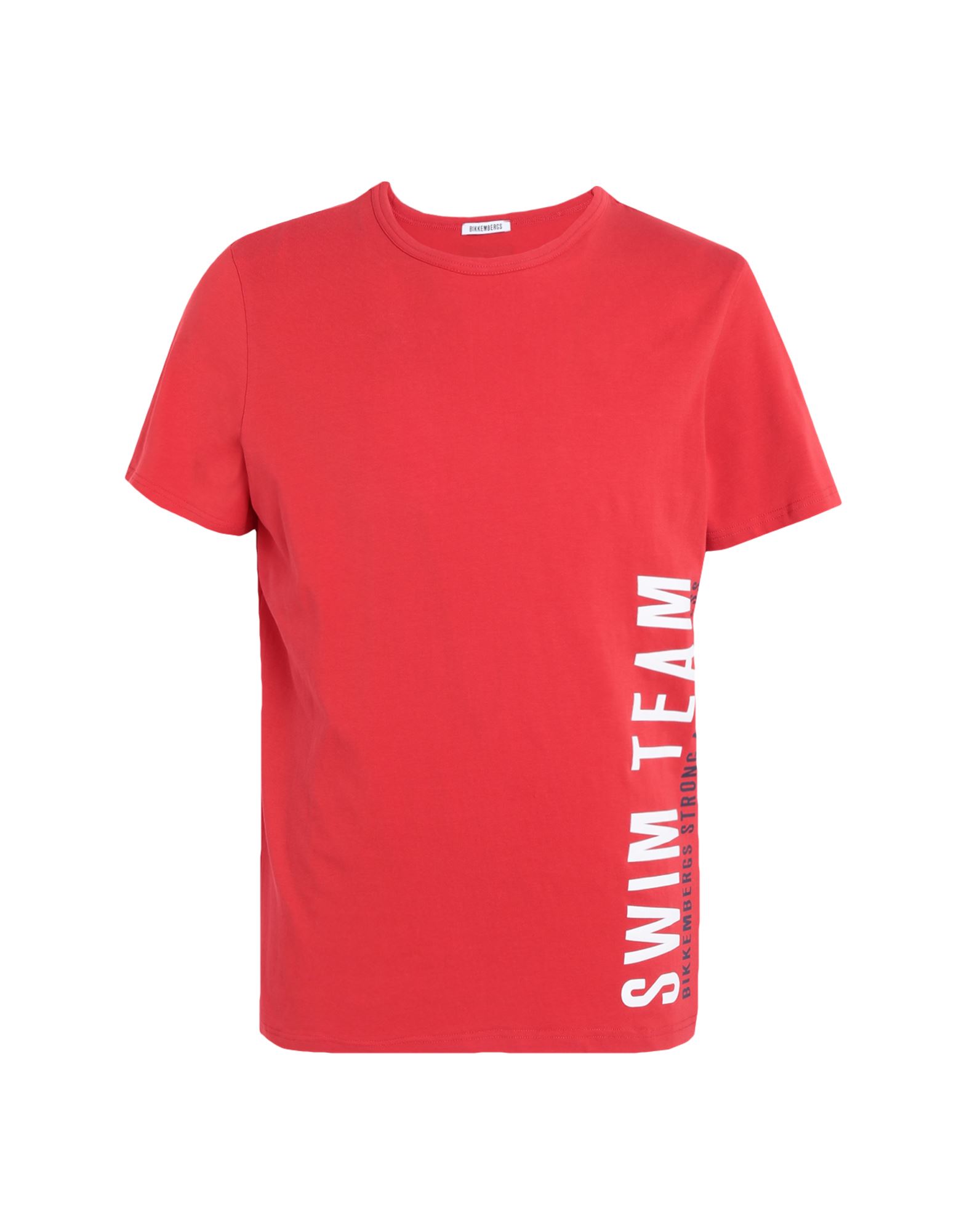 BIKKEMBERGS T-shirts Herren Rot von BIKKEMBERGS