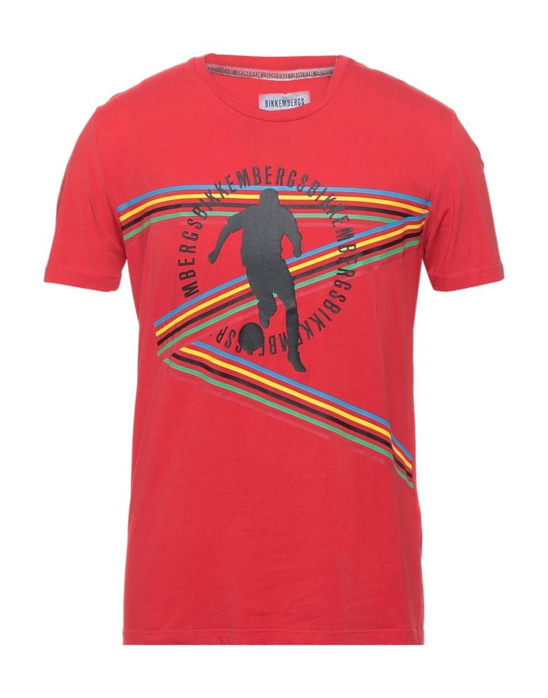 BIKKEMBERGS T-shirts Herren Rot von BIKKEMBERGS