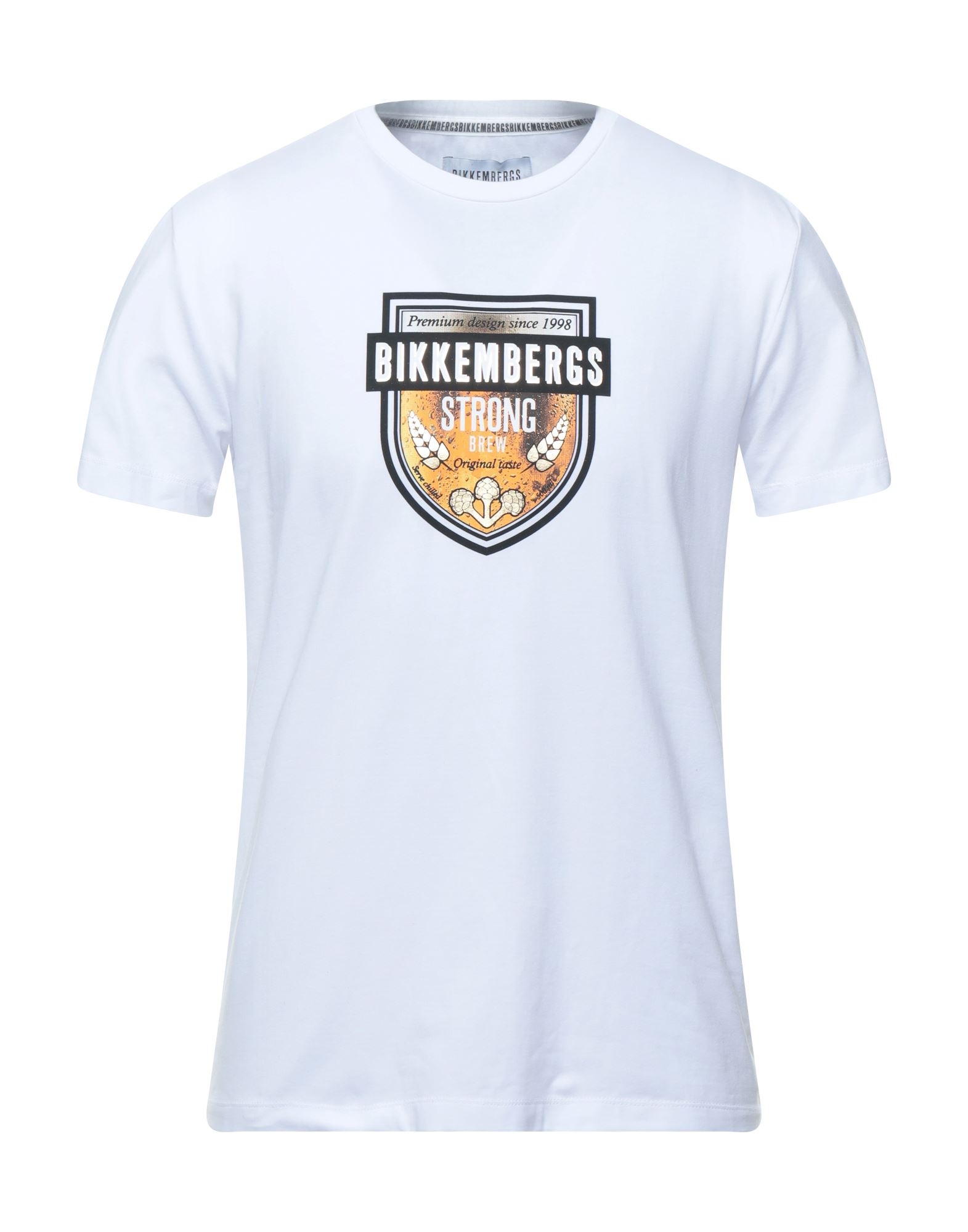 BIKKEMBERGS T-shirts Herren Weiß von BIKKEMBERGS